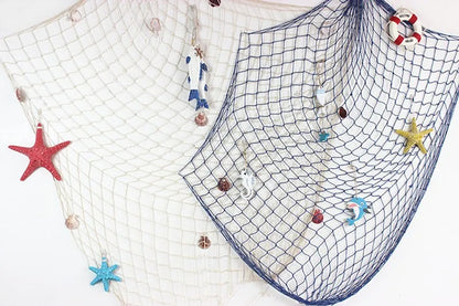 Nautical Fishing Net Wall Hanging for Home Decor - Smarsty