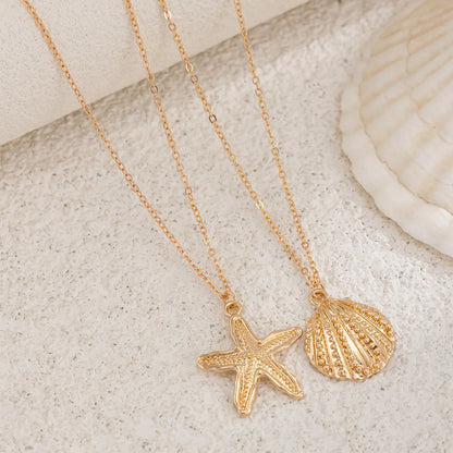 Charming Double Layer Sea Starfish Belly Chain Jewelry - Smarsty