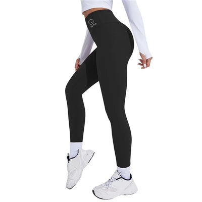 High Waist Yoga Warm Leggins Sports Tights Thermal Woman Running Pants Sexy Butt Lifting Leggings Push Up Panties Gym Fitness - Smarsty