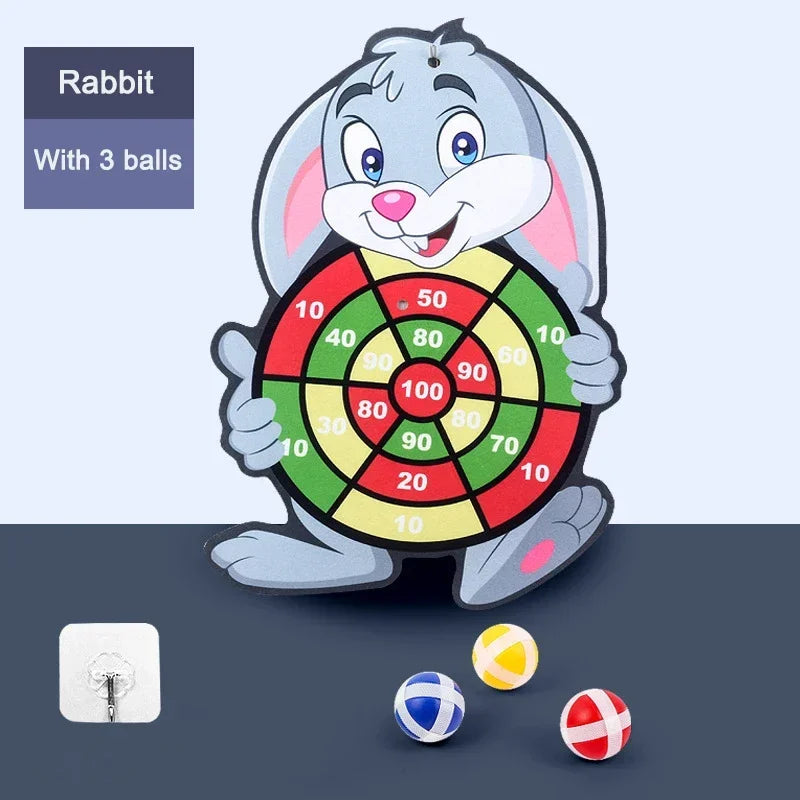 Educational Games Dart Board Kids Toy Stickey Ball Dart Indoor Sports Child Montessori Games for Children Gifts baby toys