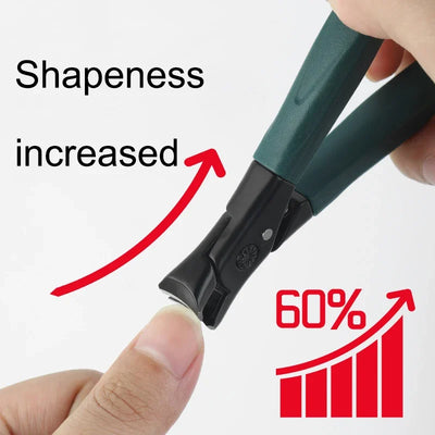 Stainless Steel Anti-Splash Nail Clipper for Thick Fake Nails - Smarsty