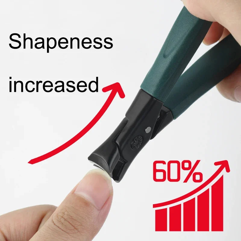 Stainless Steel Anti-Splash Nail Clipper for Thick Fake Nails - Smarsty
