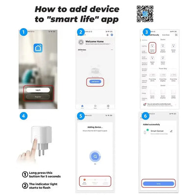 Tuya Smart Wifi Plug US Standard Wireless Outlet 10A Remote Control Smart Home Appliances Work With Alexa Google Home - Smarsty
