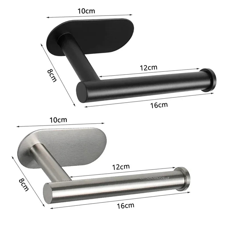 No Drilling Stainless Steel Toilet Paper Holder - Smarsty