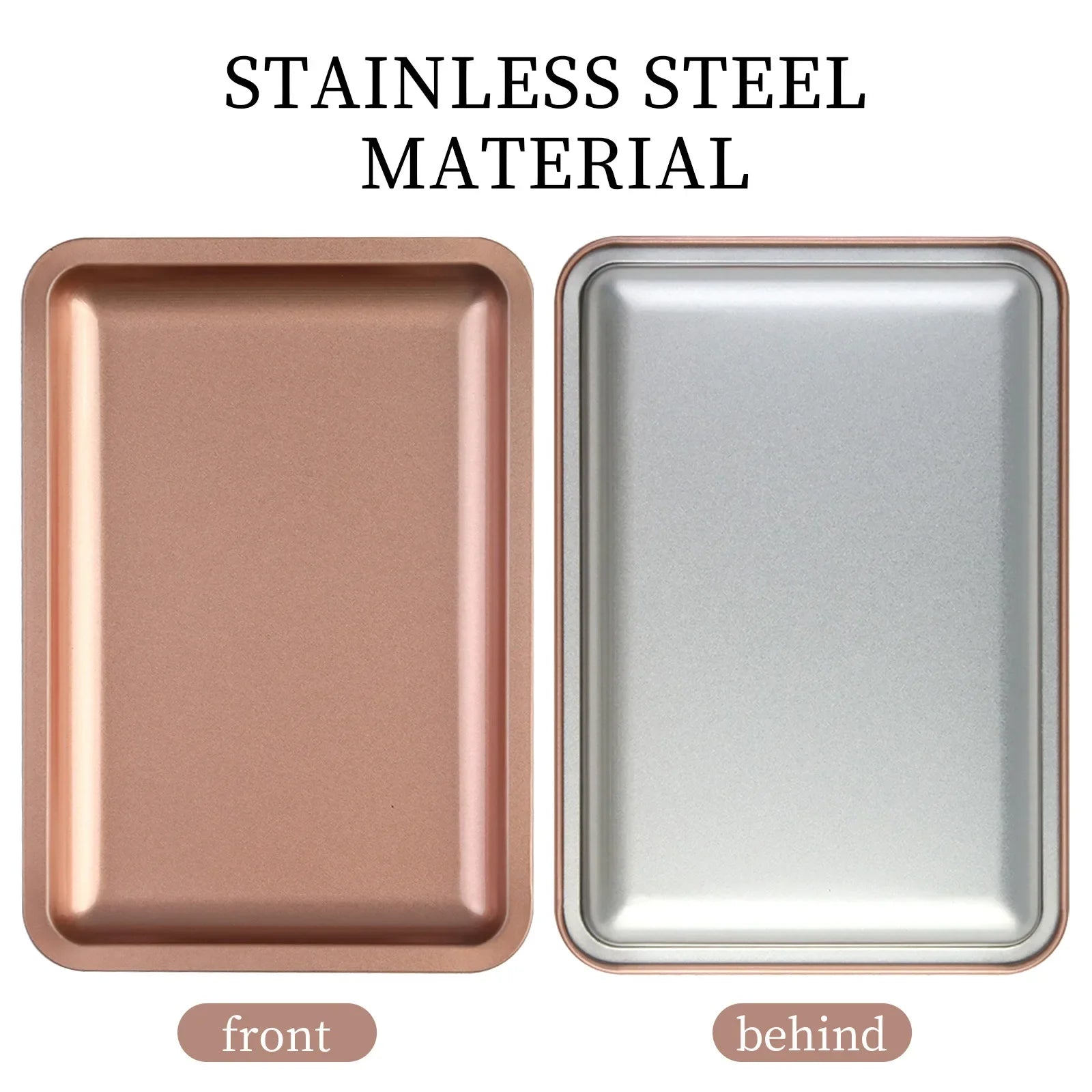 Stainless Steel Nail Art Storage Tray with Versatile Functionality - Smarsty