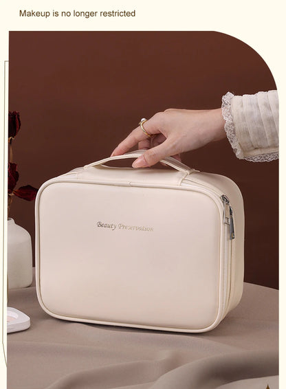 New Women's Cosmetic Bag Portable Storage Bag Large Capacity Luxury Makeup Bag Travel Organizer Essentials Toiletry Bags - Smarsty