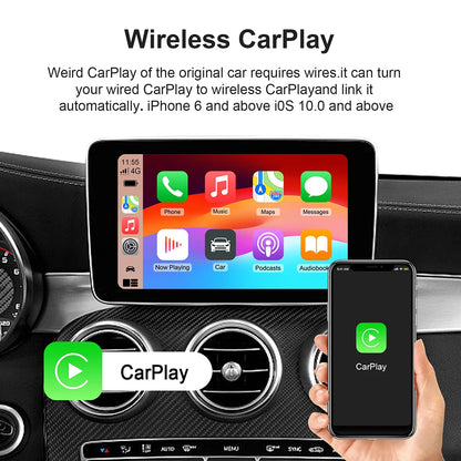 Plug And Play Wireless CarPlay Android Auto Adapter - Smarsty