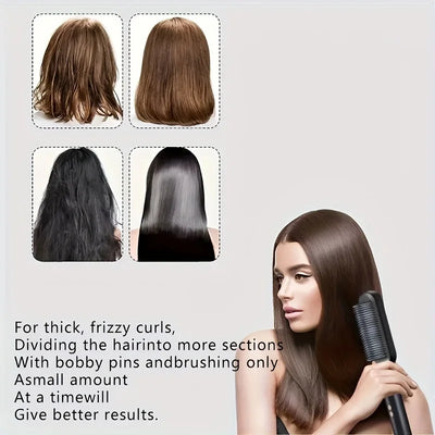2-in-1 Electric Hair Straightener and Curler Tool - Smarsty