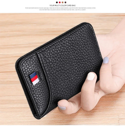 Men's Wallet Short Wallet Card Holder Fashion Thin Multi Card Business Soft Leather Wallet for Men Bolsa Feminina Coin Purse - Smarsty