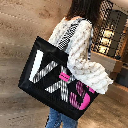 Canvas Tote Bag Large Capacity Single Shoulder Going Out - Smarsty
