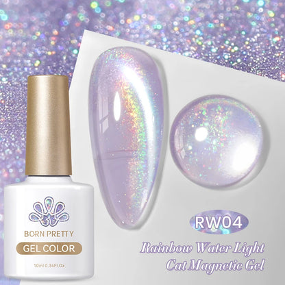 Born Pretty Rainbow Purple Magnetic Gel Nail Polish - Smarsty