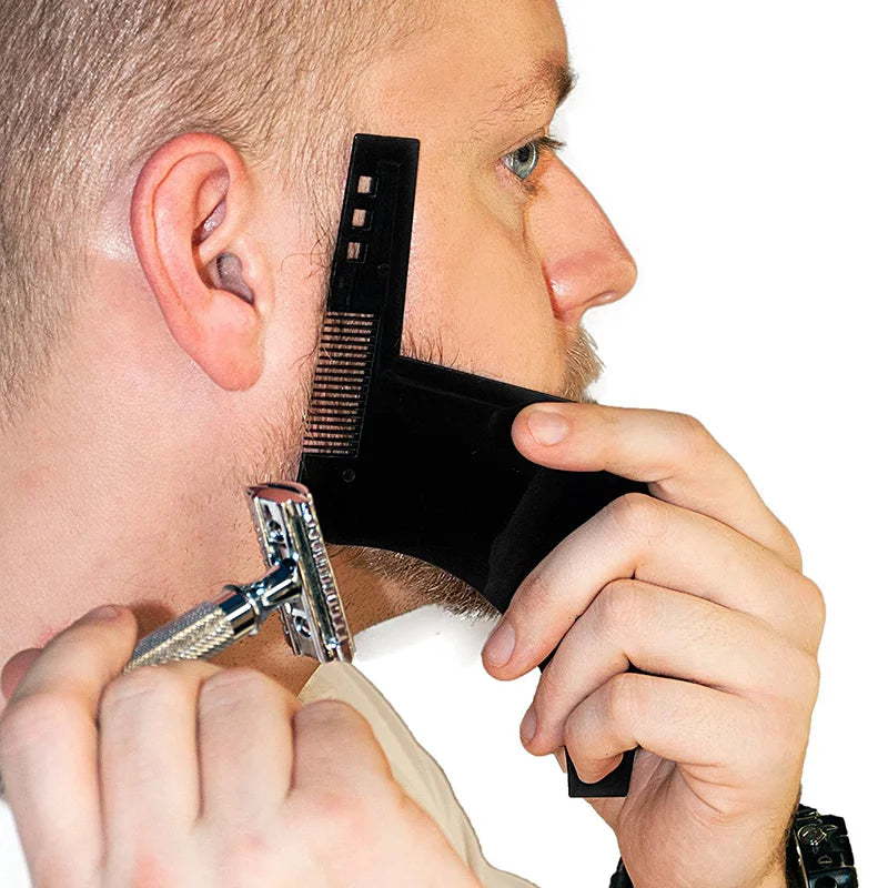 Beard Shaping Template Comb for Symmetrical Styling - Smarsty