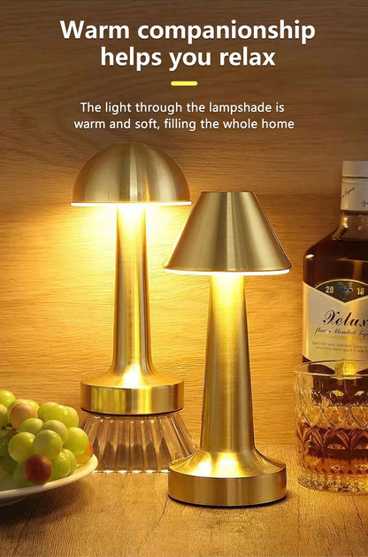 Rechargeable LED Table Lamp with Touch Control - Smarsty