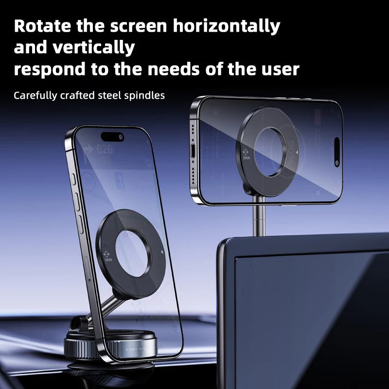 Magnetic Phone Holder With Three Axis Rotation For Ease - Smarsty