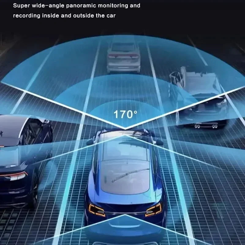 4K Car Dash Cam Featuring GPS And Three Lenses Elite - Smarsty