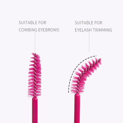 50Pcs Disposable Eyelash Brushes for Makeup Application - Smarsty