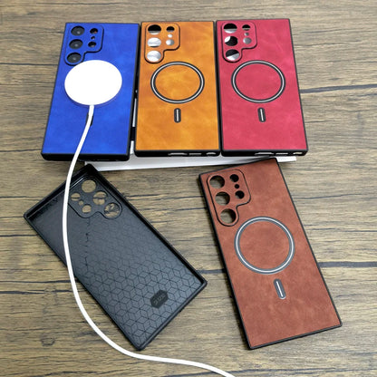 Luxury Leather Case For Samsung Galaxy MagSafe Wireless - Smarsty