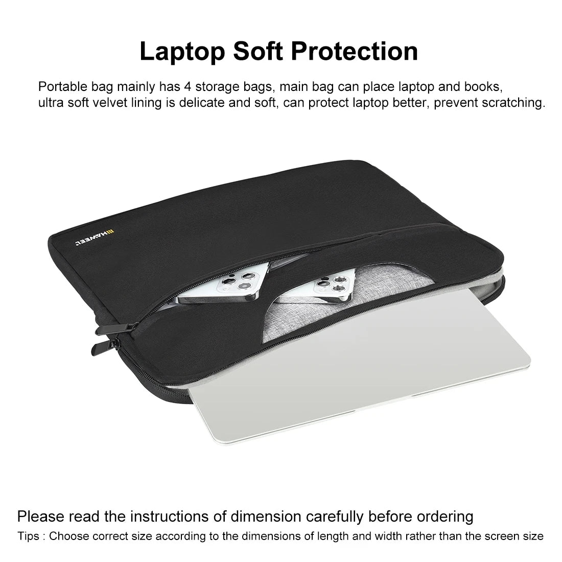 Crossbody Laptop Bag 13 To 16 Inch Durable Nylon Case