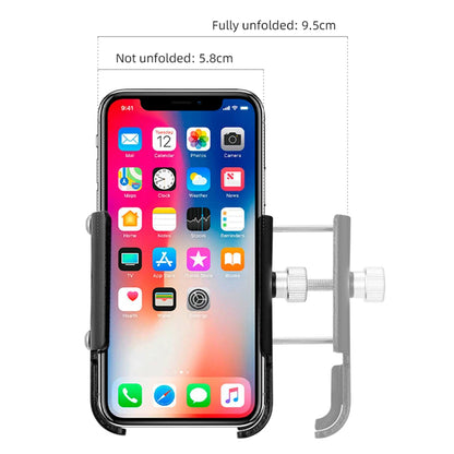 Aluminum Bike Phone Holder 360 Rotation Handlebar Mount - Smarsty
