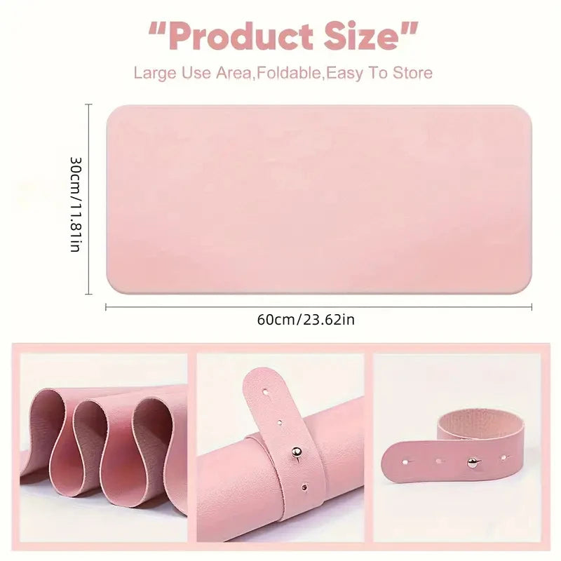 Soft Waterproof Nail Art Table Mat with Easy-Clean Design - Smarsty