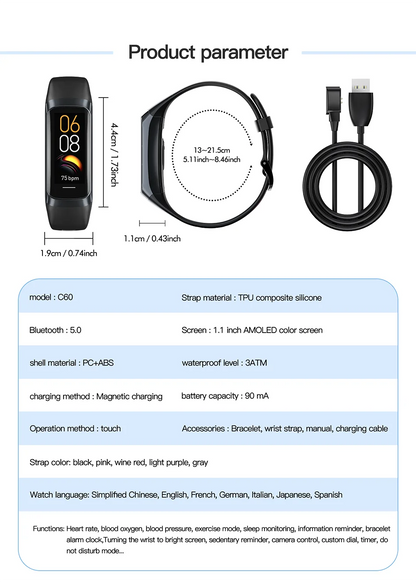 LIGE Waterproof Smart Watch with Heart Rate Tracker - Smarsty