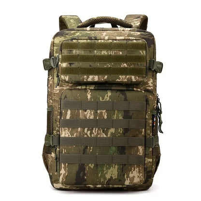 Tactical Backpacks Men's Camouflage Backpack, Hiking And Camping Backpack, LargeCapacity Multi-layer Outdoor Sports Backpack - Smarsty
