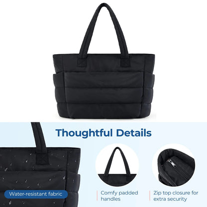 Large Capacity Women Tote Bag Lightweight Fluffy Travel - Smarsty