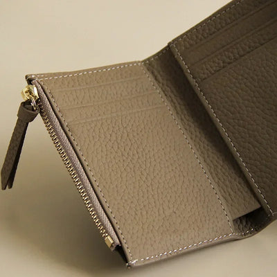 New PU Leather Small For Women Wallet Luxury Envelope Card Holder Brand Designer Multipurpose Zip Coin Cowhide Short Purse 2024 - Smarsty