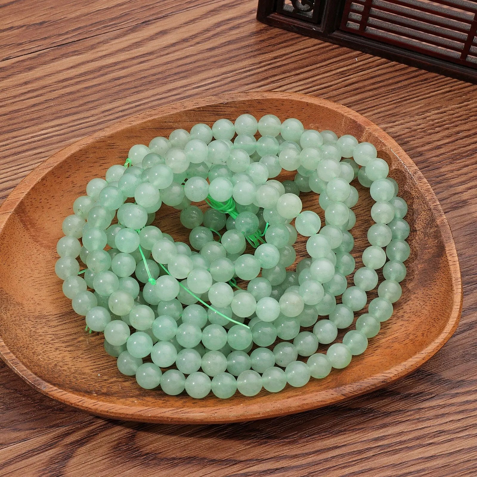 45 Pcs 8mm Natural Stone Beads For DIY Jewelry Bracelet - Smarsty