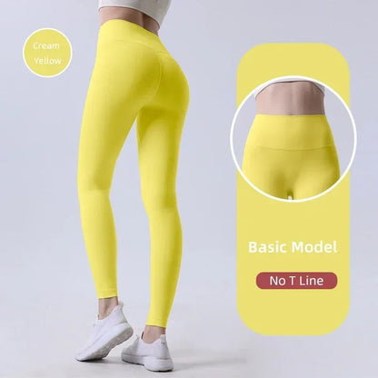 2024 Hot Sale Fitness Lenggings Female Full Length Leggings Running Pants Comfortable And Formfitting Yoga Pants Workout Legging - Smarsty