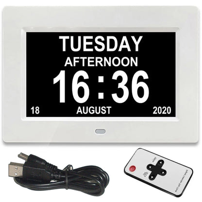 Digital LED Calendar Clock with 12 Alarms and Multi-Language Display - Smarsty