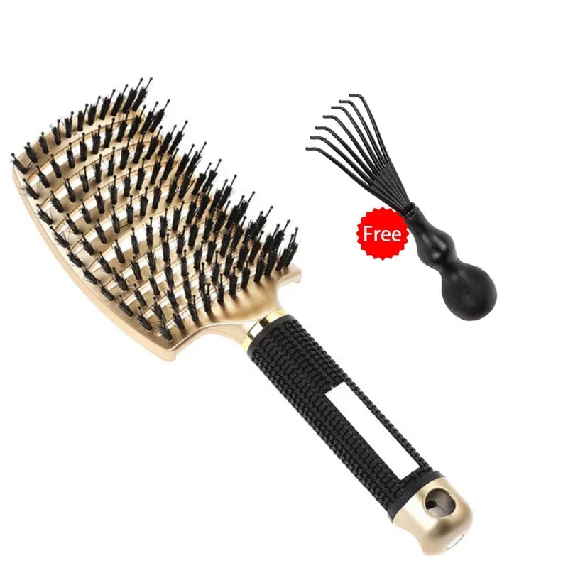 Detangling Hair Brush for Curly Hair Styling - Smarsty