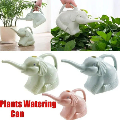 Cute Elephant Shape Watering Can for Kids Gardening - Smarsty
