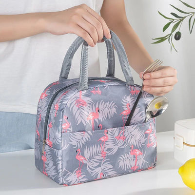 Cartoon Insulated Lunch Bag With Thermal Tote For Picnics - Smarsty