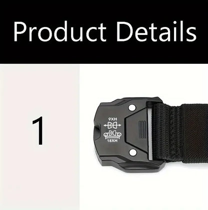 Tactical Waist Belt with Durable Automatic Buckle - Smarsty