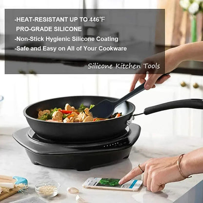 Silicone Spatula Set for Baking Non Stick Heat Resistant - Smarsty