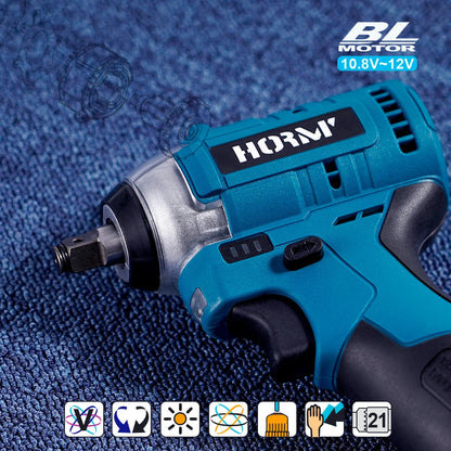 Brushless Electric Impact Wrench 120N.m Cordless Power Tool - Smarsty
