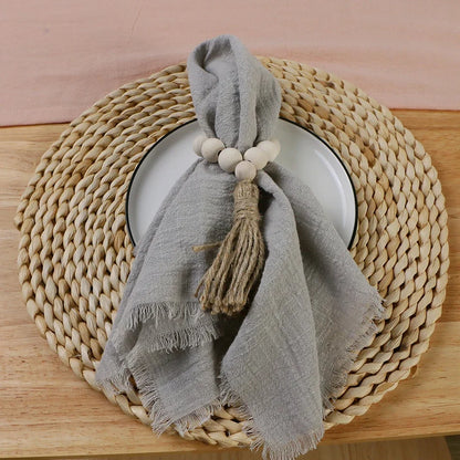 Reusable Cotton Wedding Napkins for Rustic Table Decor - Smarsty