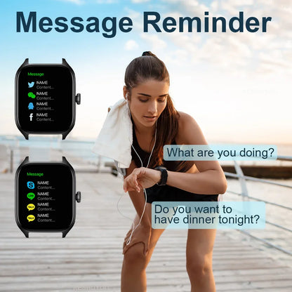 KESHUYOU H9 Smart Watch with HD Display and Call Function - Smarsty