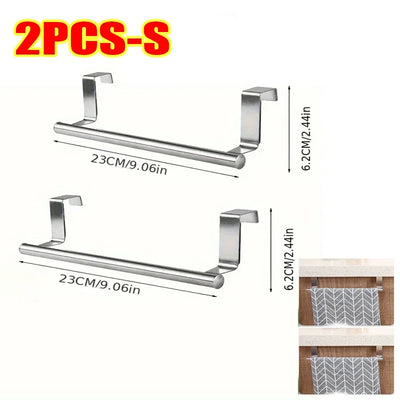 Over Door Stainless Steel Towel Rack for Kitchens - Smarsty