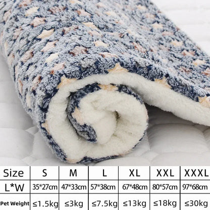Thickened Flannel Dog Bed Mat for Comfort - Smarsty