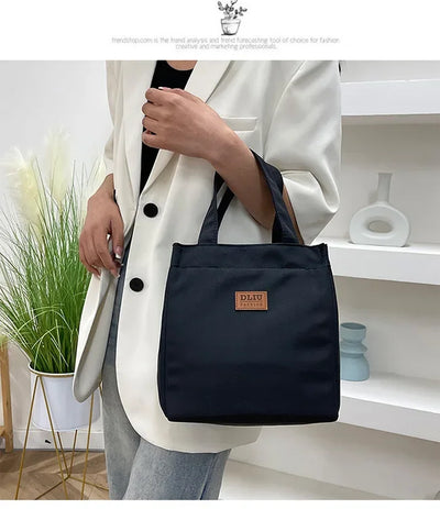 Large Capacity Insulated Lunch Bag With Sturdy Top Handle - Smarsty