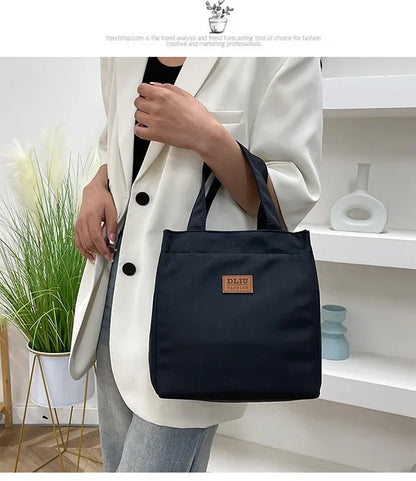 Large Capacity Insulated Lunch Bag With Sturdy Top Handle - Smarsty