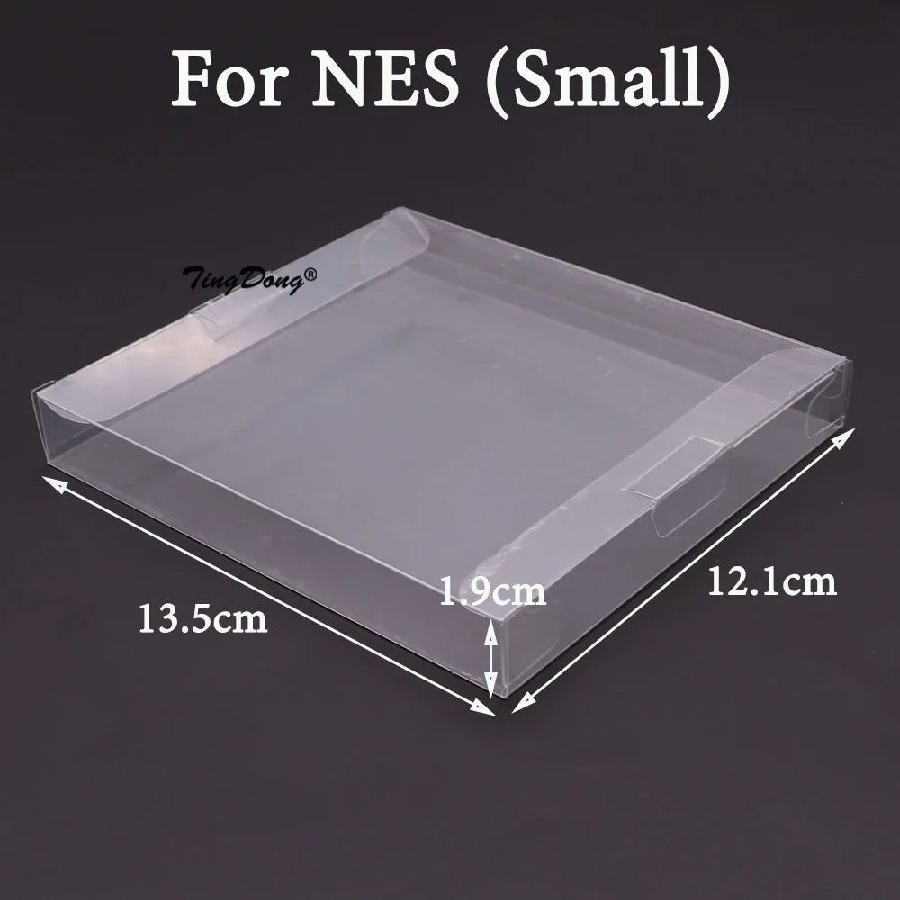 10PCS Clear Game Cartridge Box Protectors for Nintendo - Smarsty
