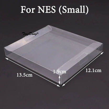 10PCS Clear Game Cartridge Box Protectors for Nintendo - Smarsty