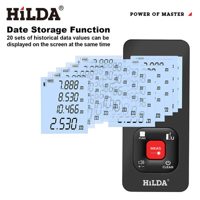 HILDA Professional Laser Rangefinder for Accurate Distance Measurement - Smarsty