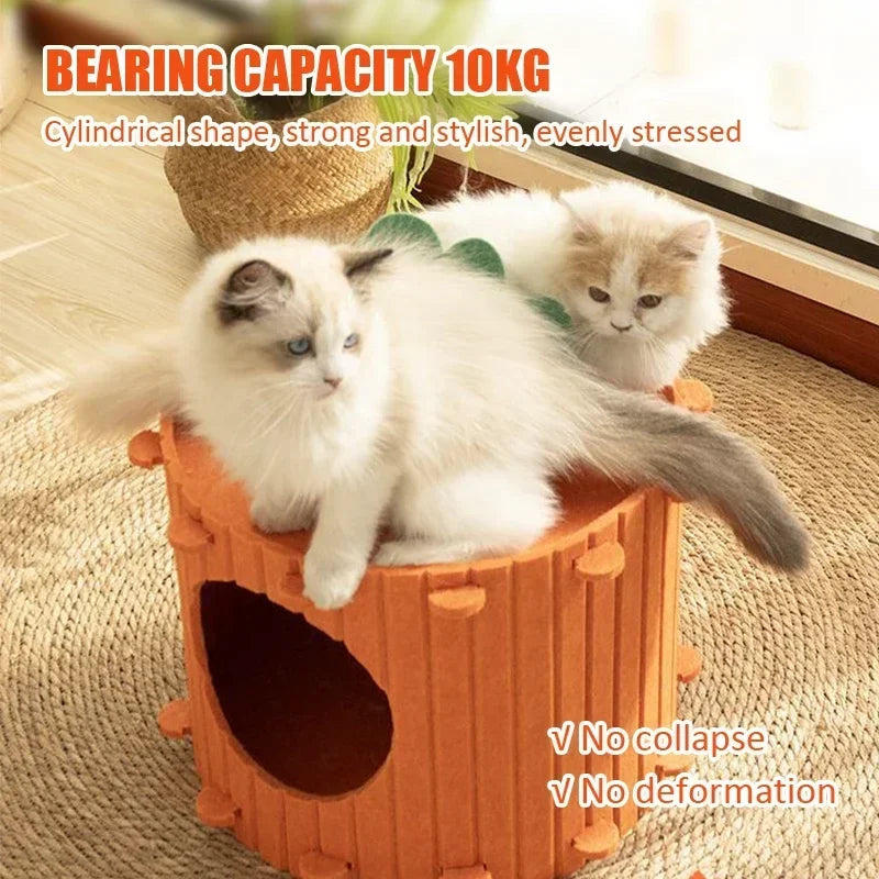 Large Space Felt Cat Nest for Comfortable Rest - Smarsty