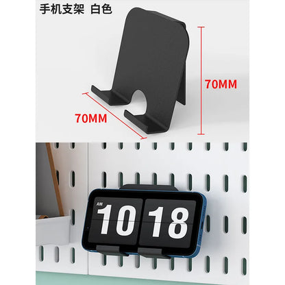 No Punching Pegboard Wall Organizer Panel Shelves For Gamer Room,bathroom,kitchen Storage Rack Organizer Pegboard Accessories