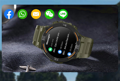 Military Smartwatch for Men with Health Monitoring Features - Smarsty