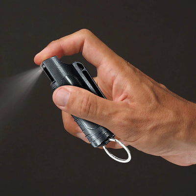 20ml Multipurpose Pepper Spray Keychain Reusable Self-Defense Outdoor Safety Keychains Plastic Personal Defense Spray for Women - Smarsty
